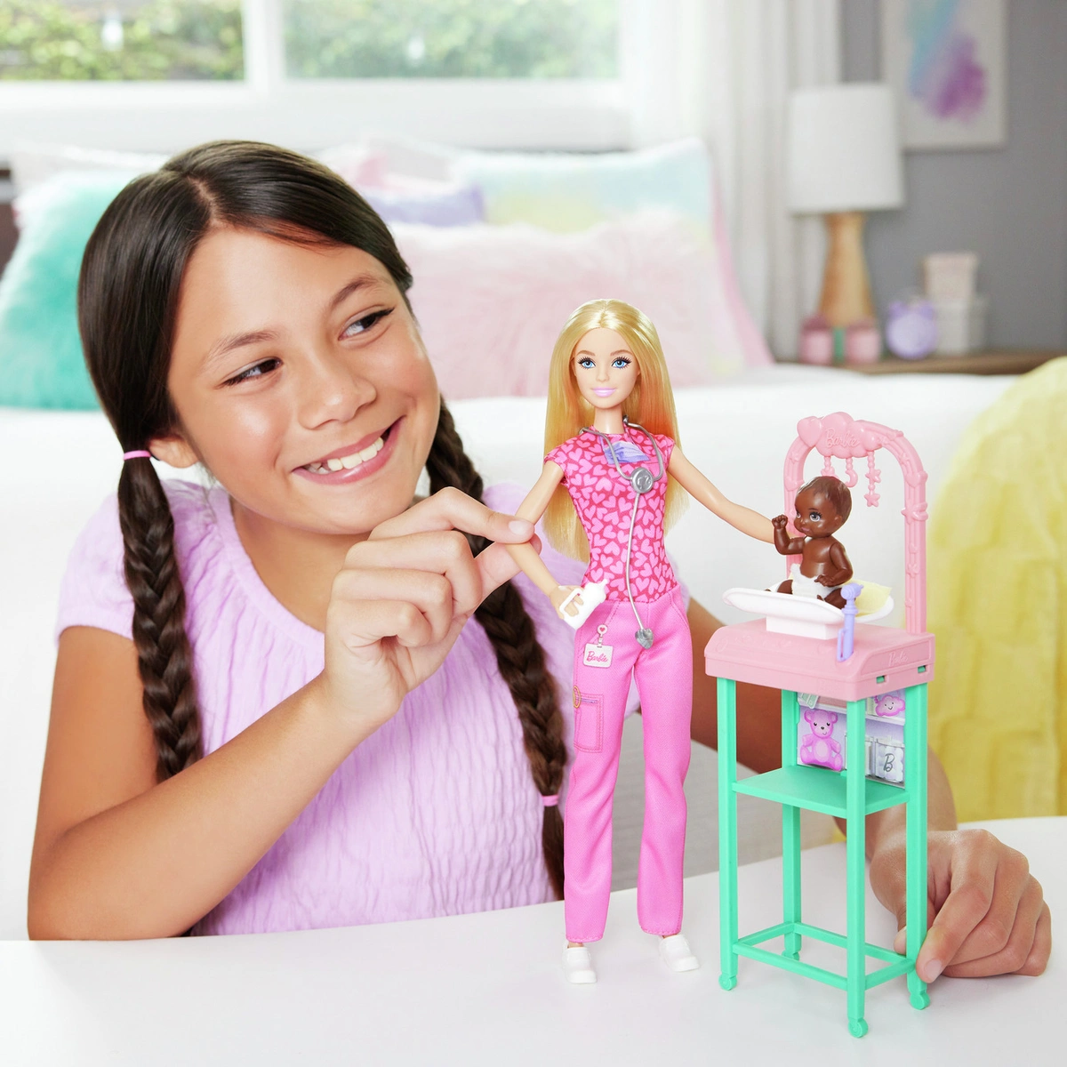 Barbie Baby Doctor Fashion Doll Playset,Doll & Accessories
