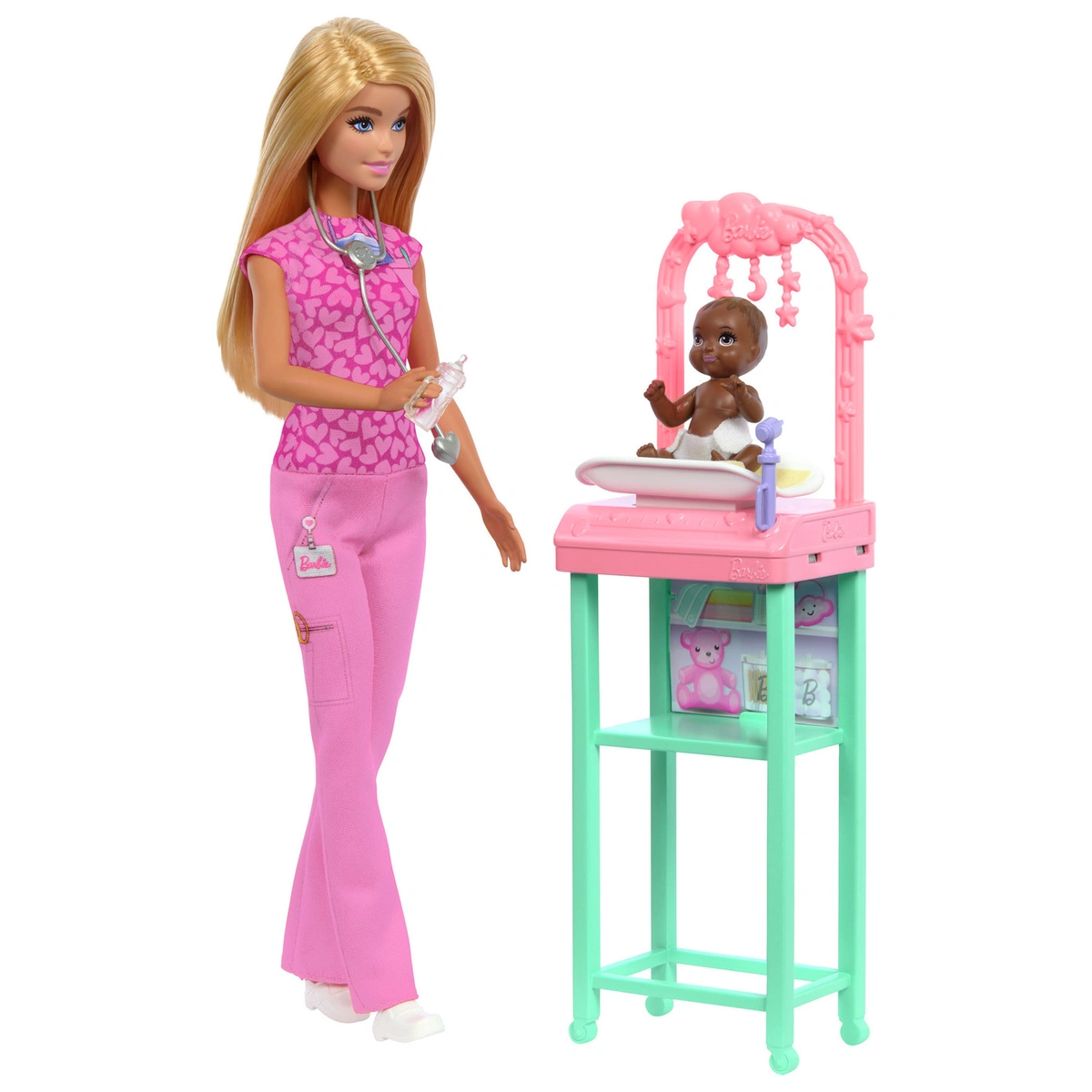 Barbie Baby Doctor Fashion Doll Playset,Doll & Accessories