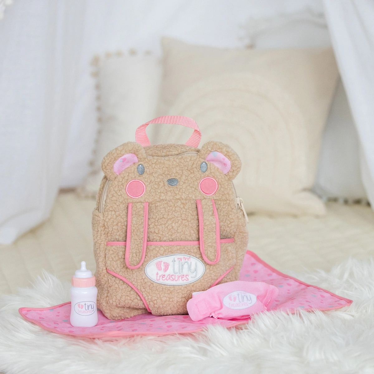 My First Tiny Treasures Bear Hug Changing Bag Carrier