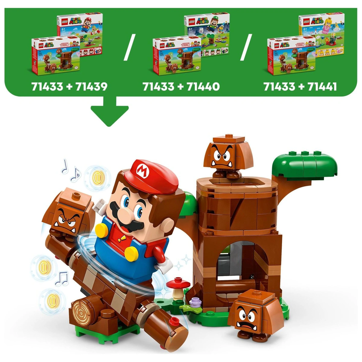 LEGO Super Mario Goombas' Playground Toy Playset 71433
