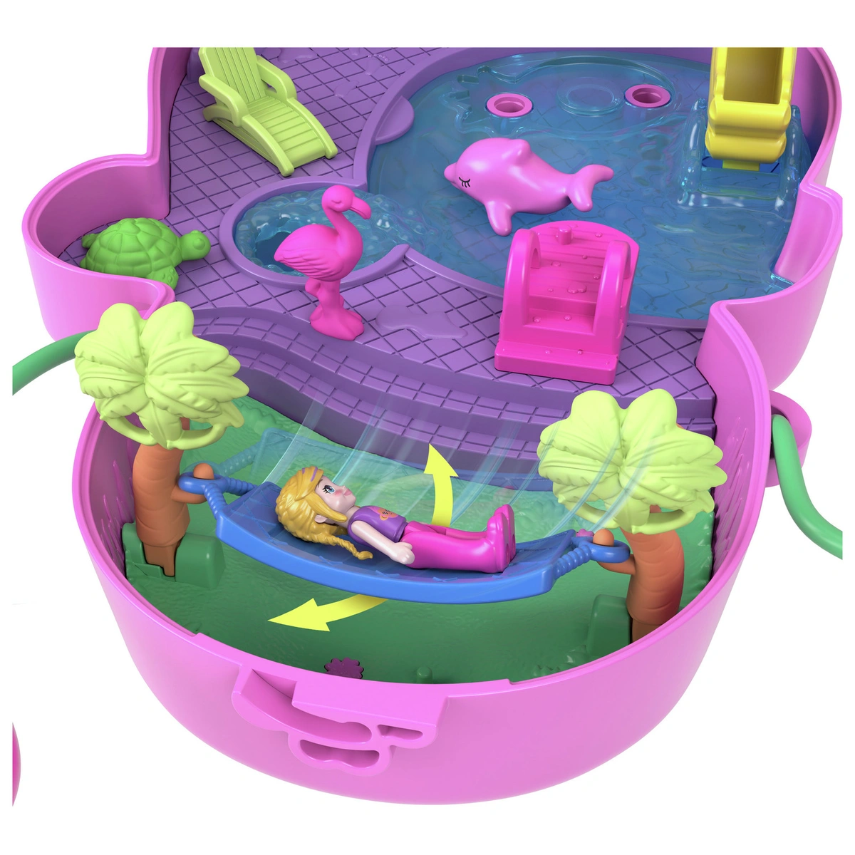 Polly Pocket Momma Monkey & Baby Mini Doll Playsets