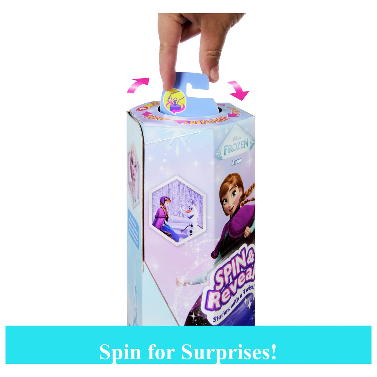 Disney Frozen Spin & Reveal Anna Fashion Doll & Accessories