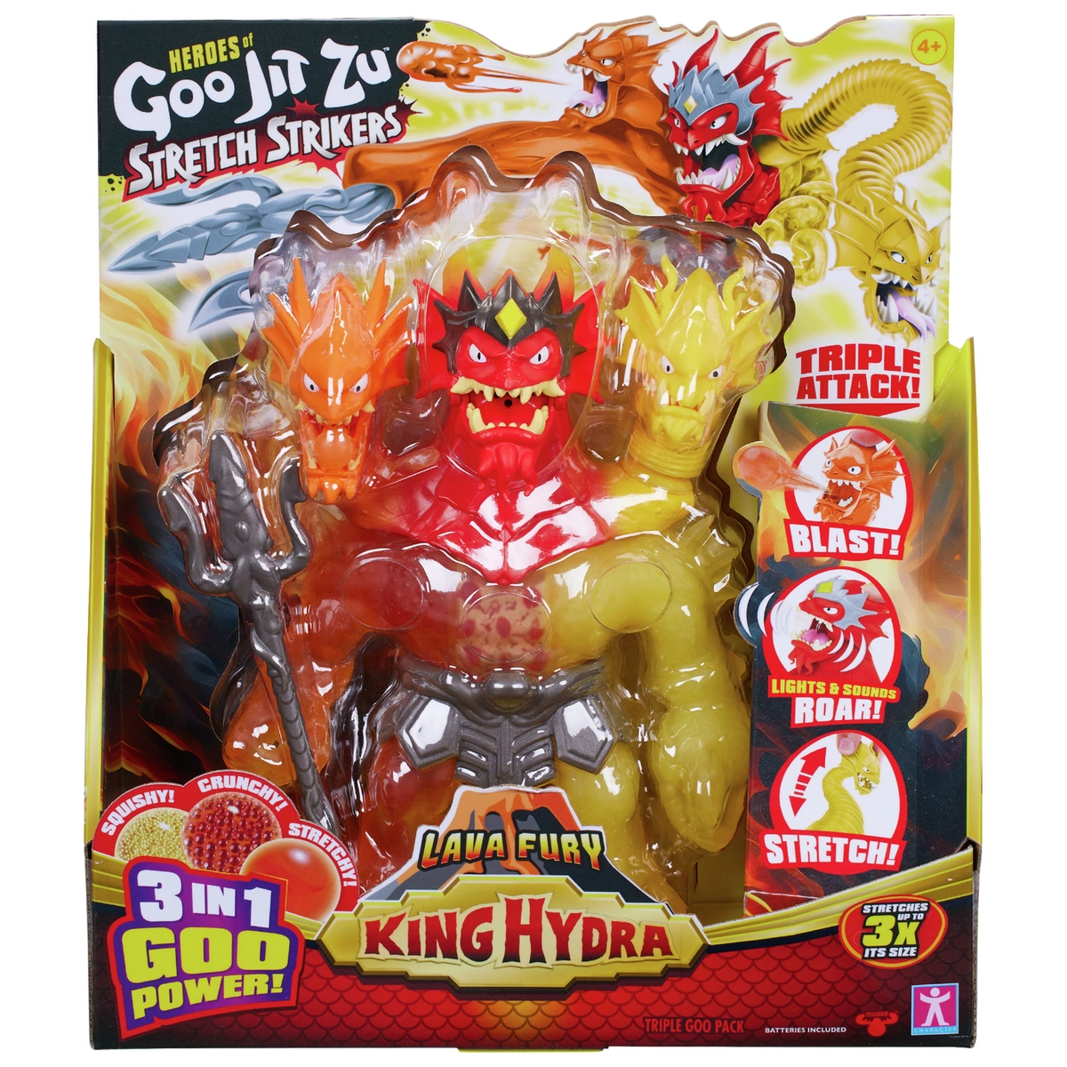 Heroes of Goo Jit Zu Lava Fury King Hydra