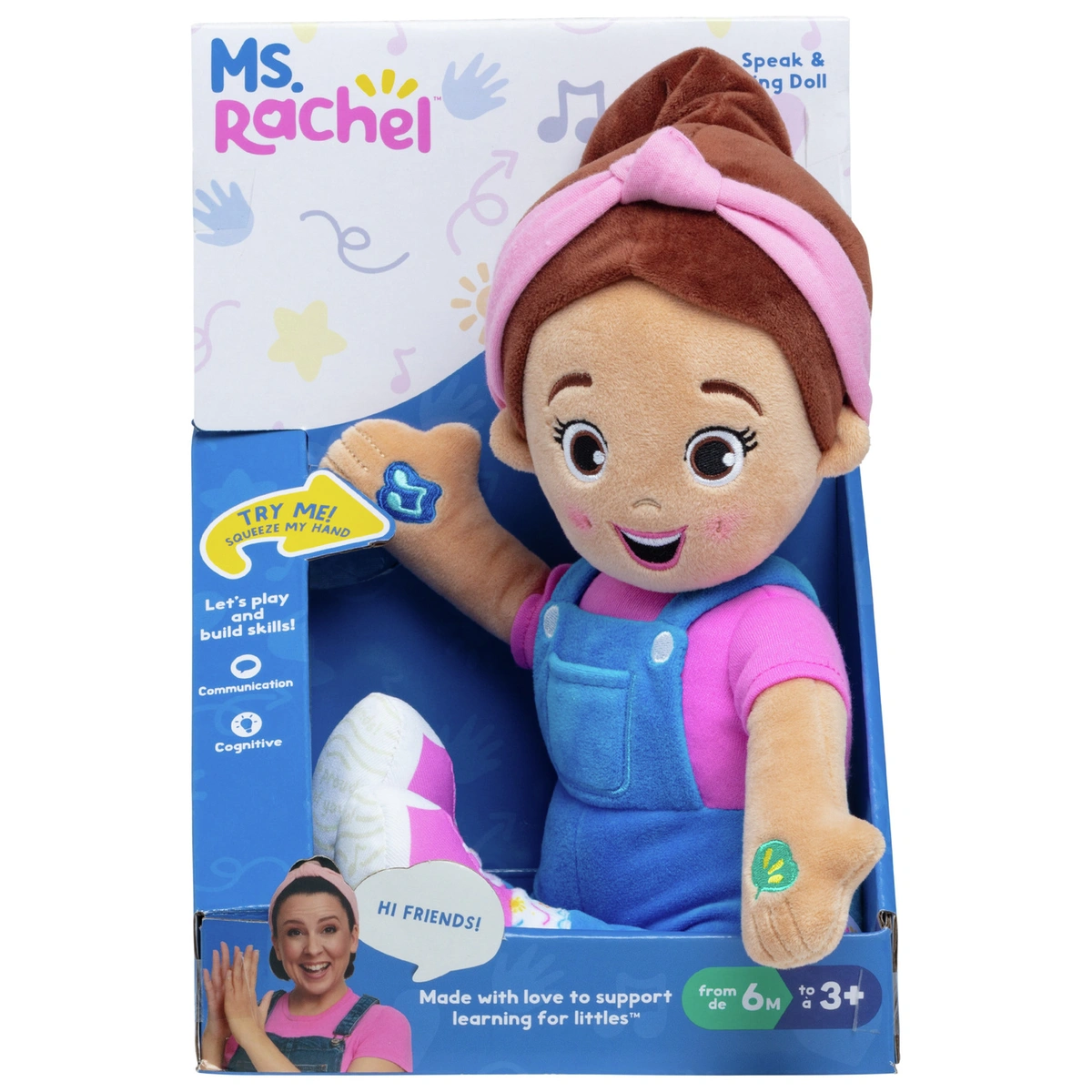 Ms. Rachel Speak And Sing Doll