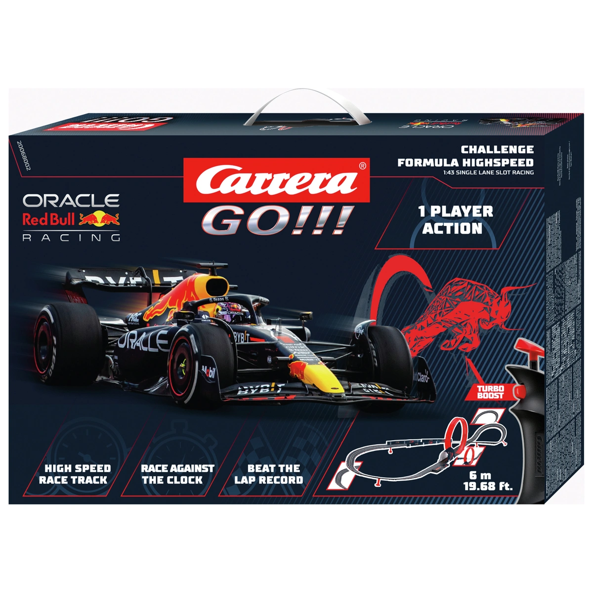 Carrera GO!!! Challenge Formula Hi-Speed F1 Time Trial Track