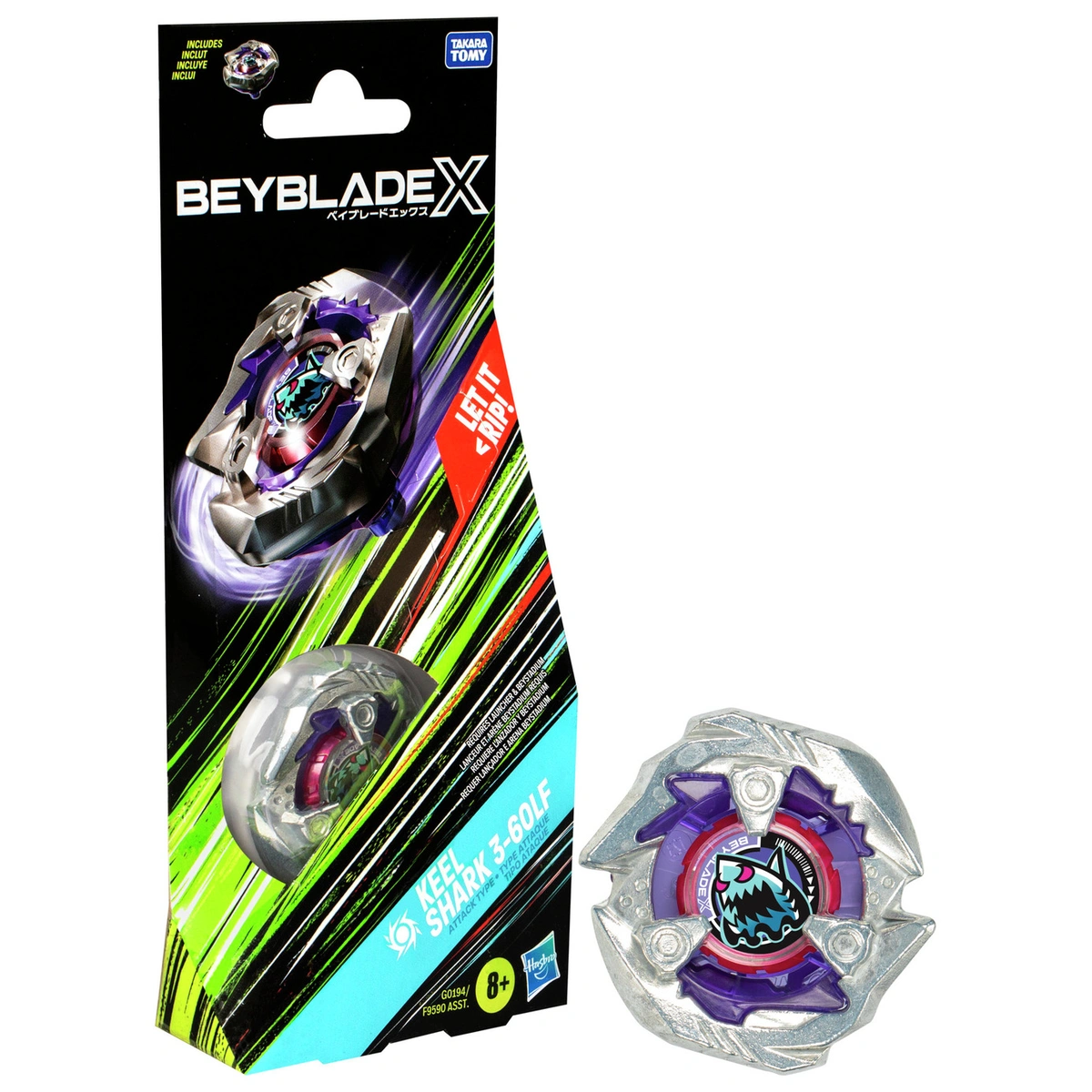 Beyblade Keel Shark Single Top
