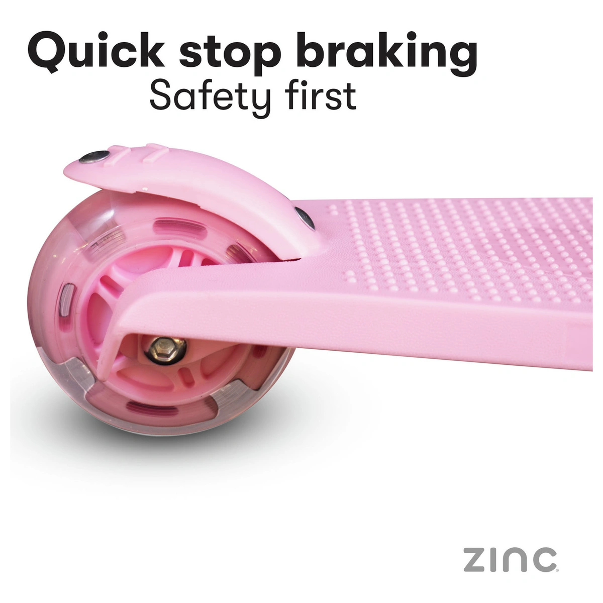 Zinc My First 3-in-1 Kids Light Up 3 Wheel Scooter - Pink
