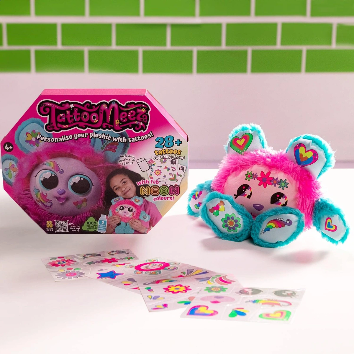 Tattoo Meez Pink Plushie
