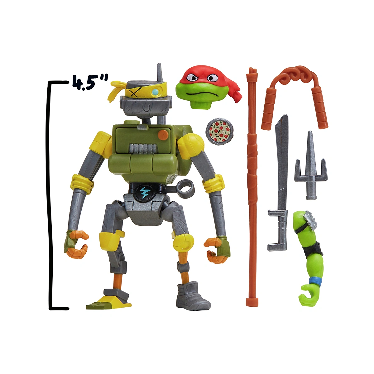 TMNT Mix N Match Metalhead 4.5 inch Mutant Figure