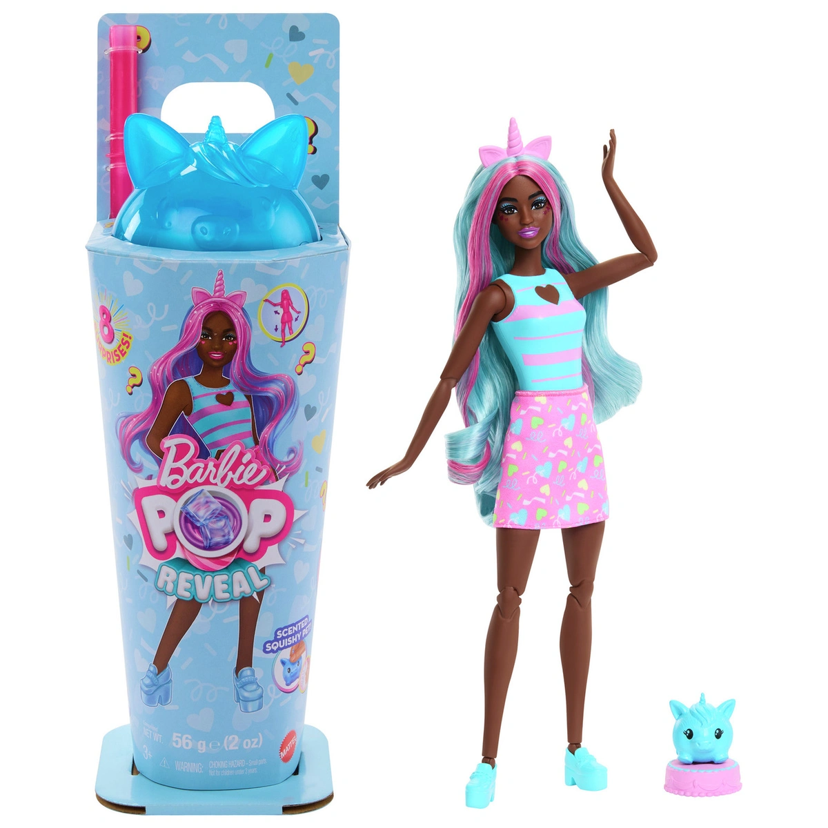 Barbie Pop Reveal Shakes Series Scented Sweet Unicorn Doll