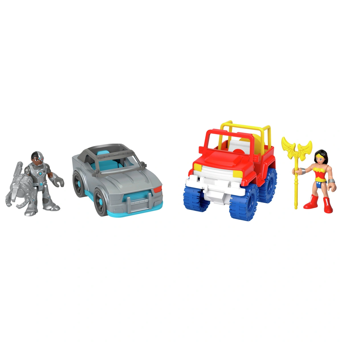 Imaginext DC Super friends Batman & Wonder Woman Figures