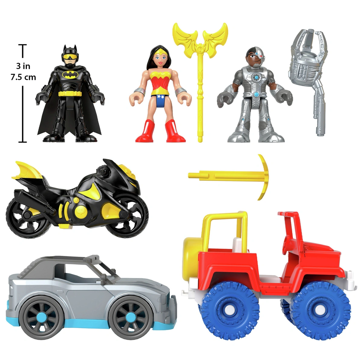 Imaginext DC Super friends Batman & Wonder Woman Figures