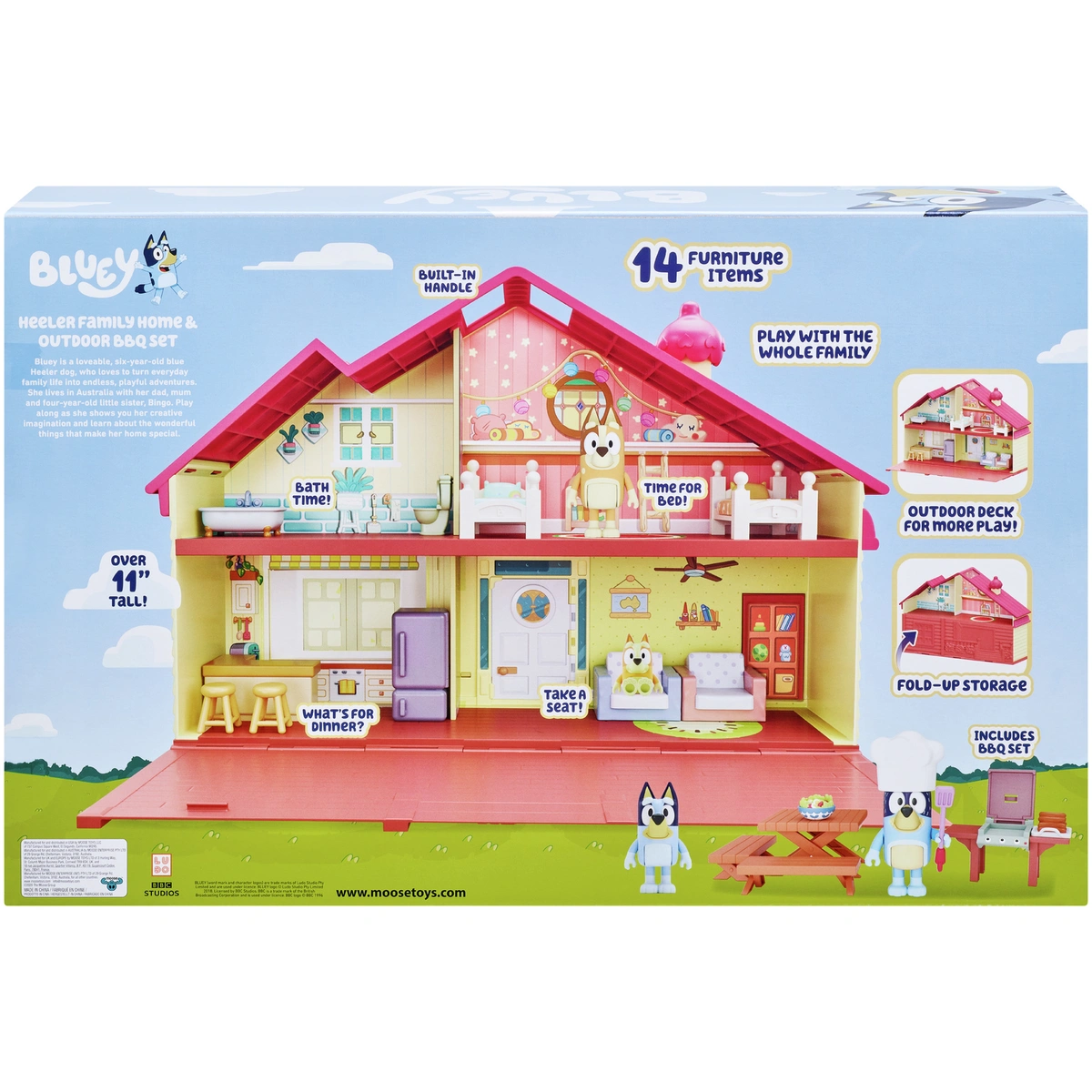 Bluey Mega Bundle Home, BBQ And Family Playset