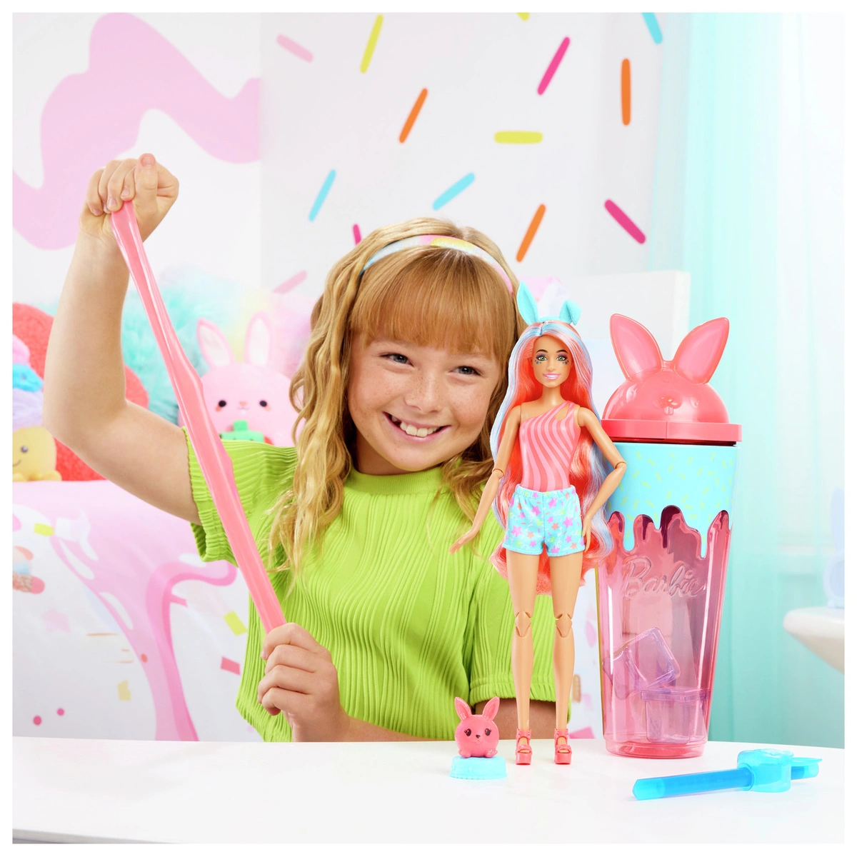 Barbie Pop Reveal Shakes Scented Bright Bunny Doll - 32cm