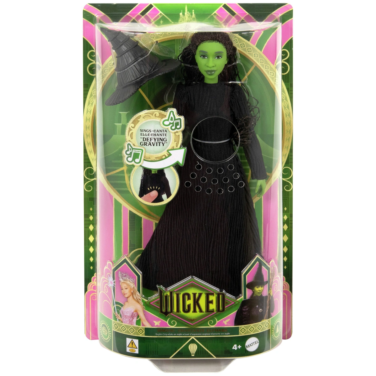 Wicked Singing Elphaba Fashion Doll & Accessories