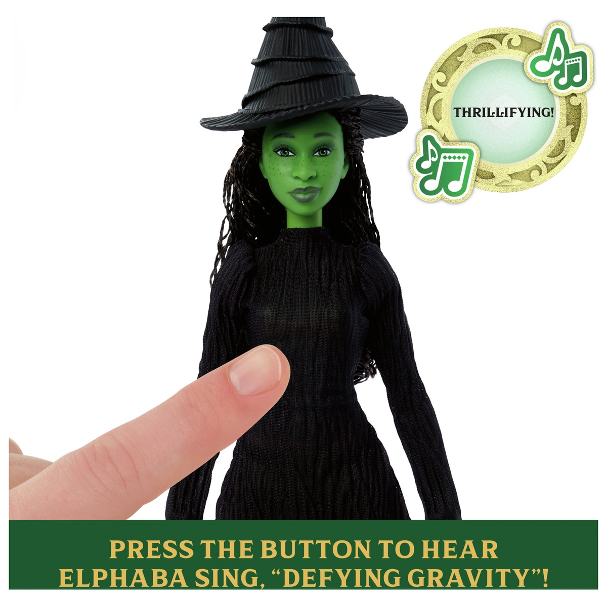 Wicked Singing Elphaba Fashion Doll & Accessories