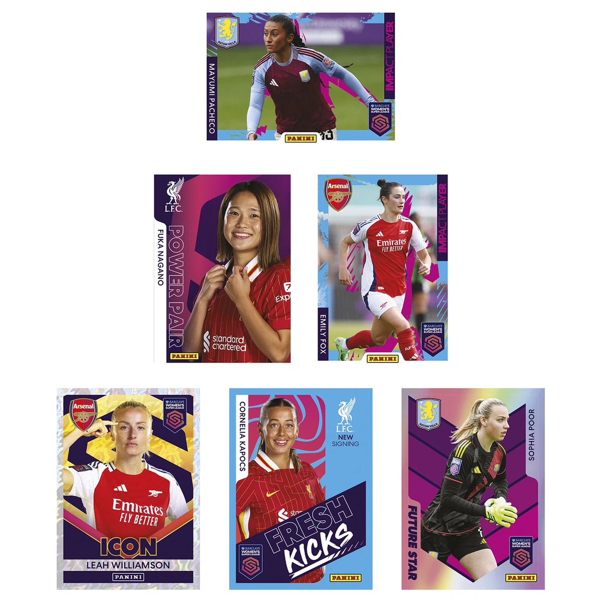 Panini Women Super League 2025 Sticker Collection