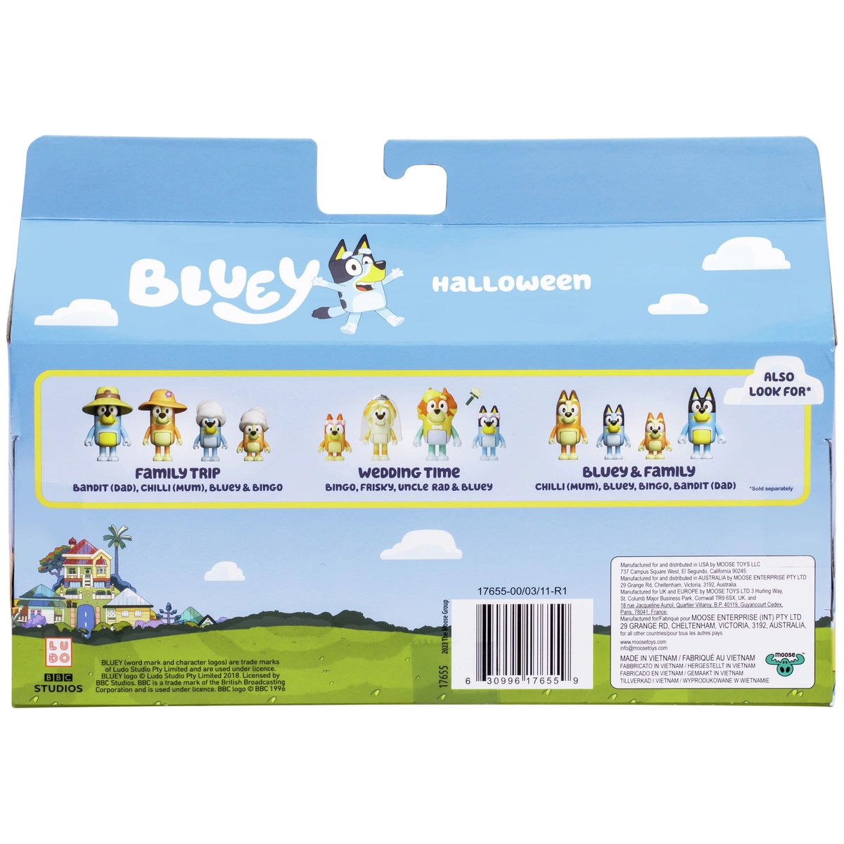 Bluey S11 Figure 4 Pack Costume Party