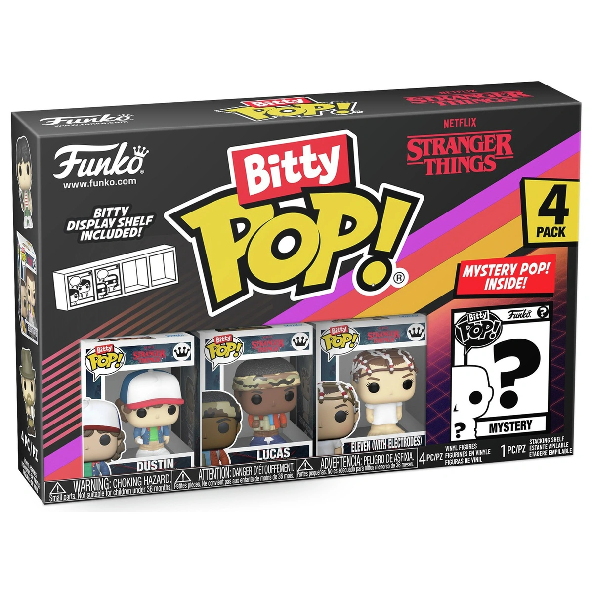 Funko Bitty POP Dustin Figure-Pack of 4