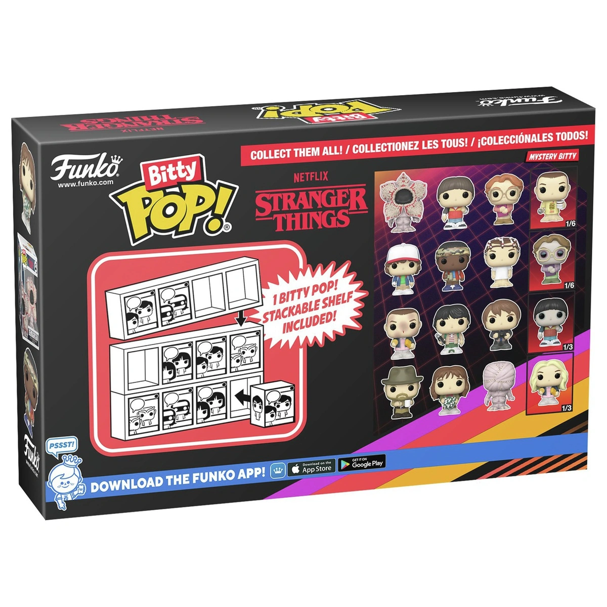 Funko Bitty POP Dustin Figure-Pack of 4