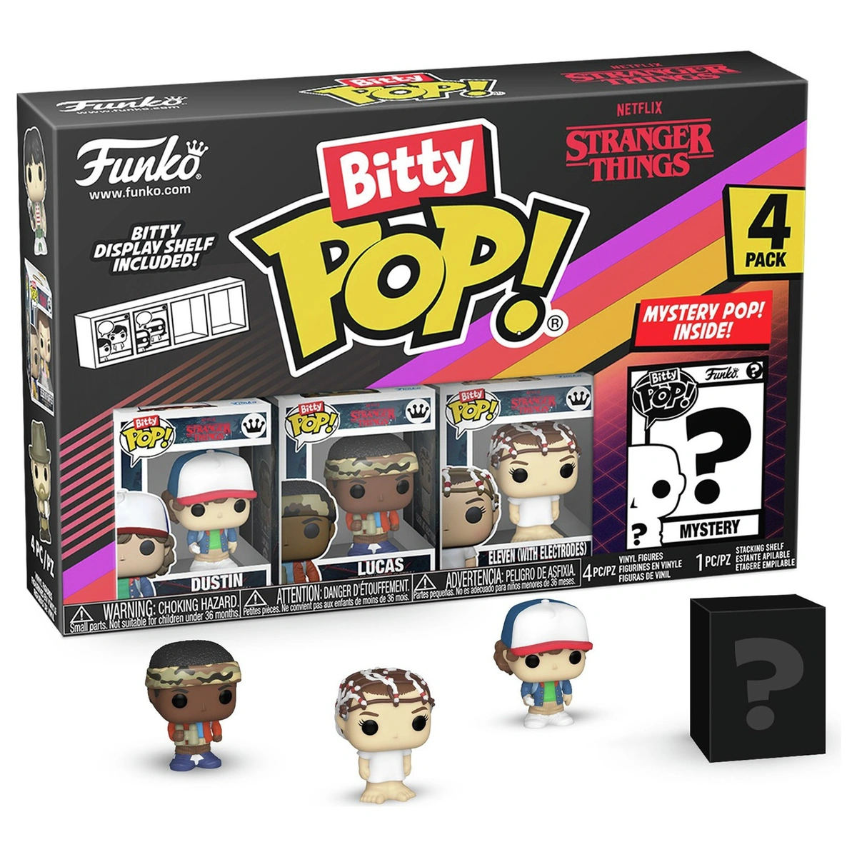 Funko Bitty POP Dustin Figure-Pack of 4