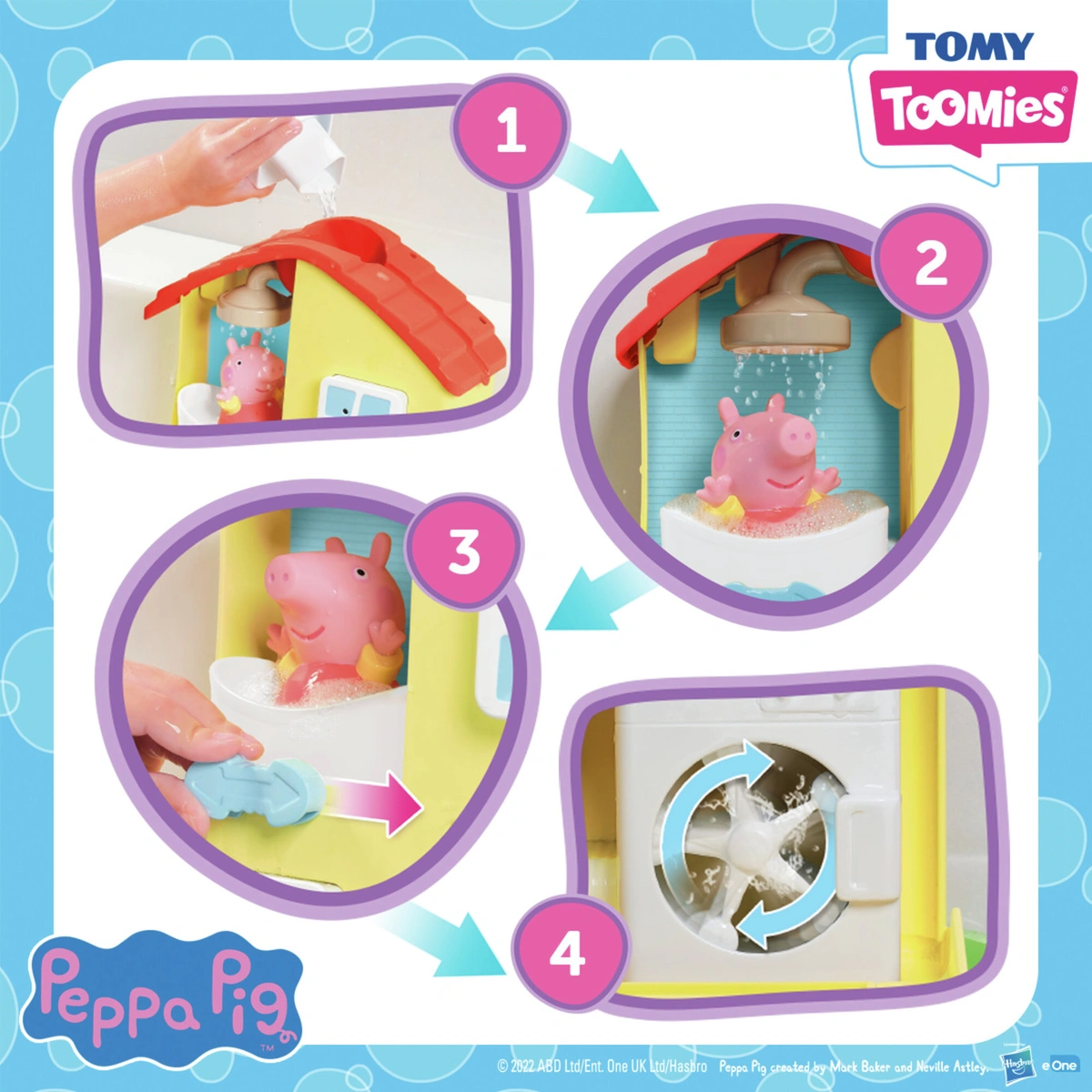 Peppa Pig Tomy House Bath Playset