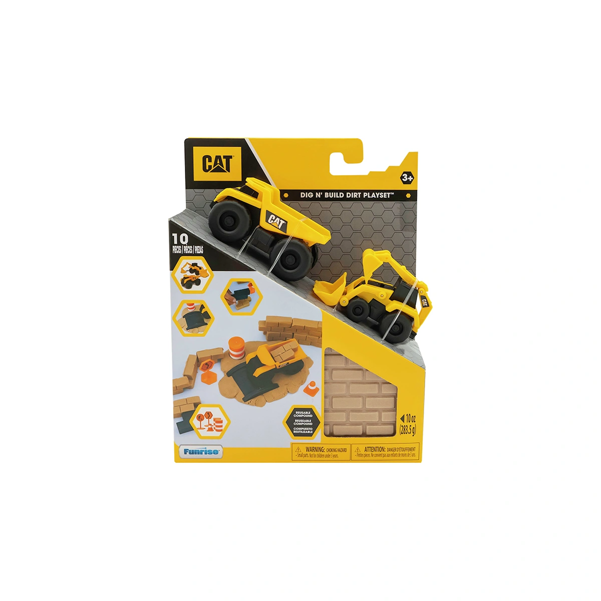 Cat Dig N' Build Dirt Playset 10 Oz