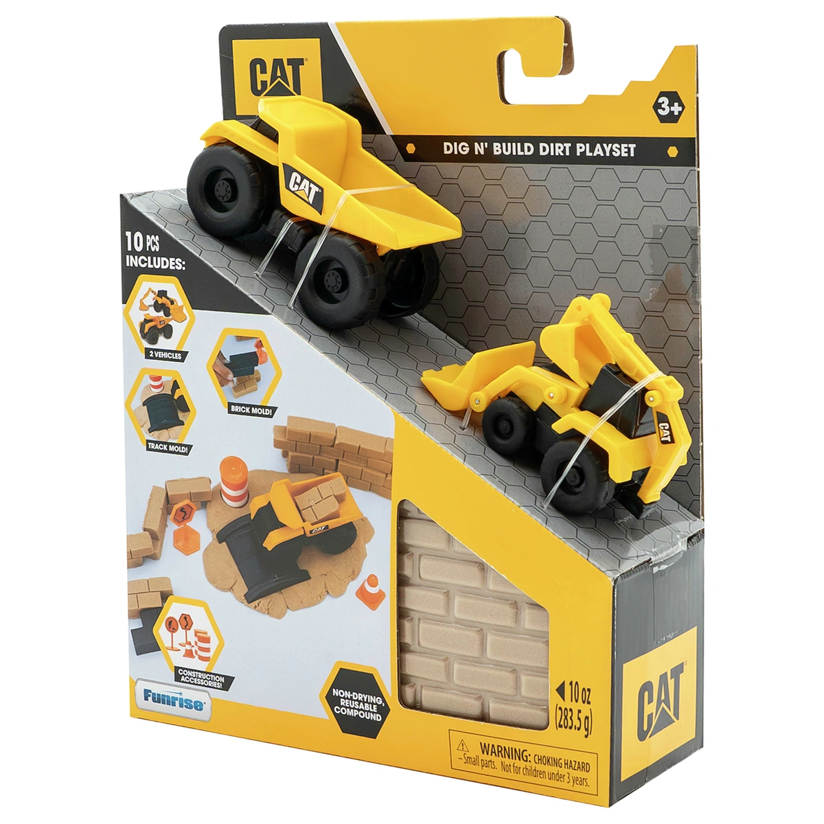 Cat Dig N' Build Dirt Playset 10 Oz