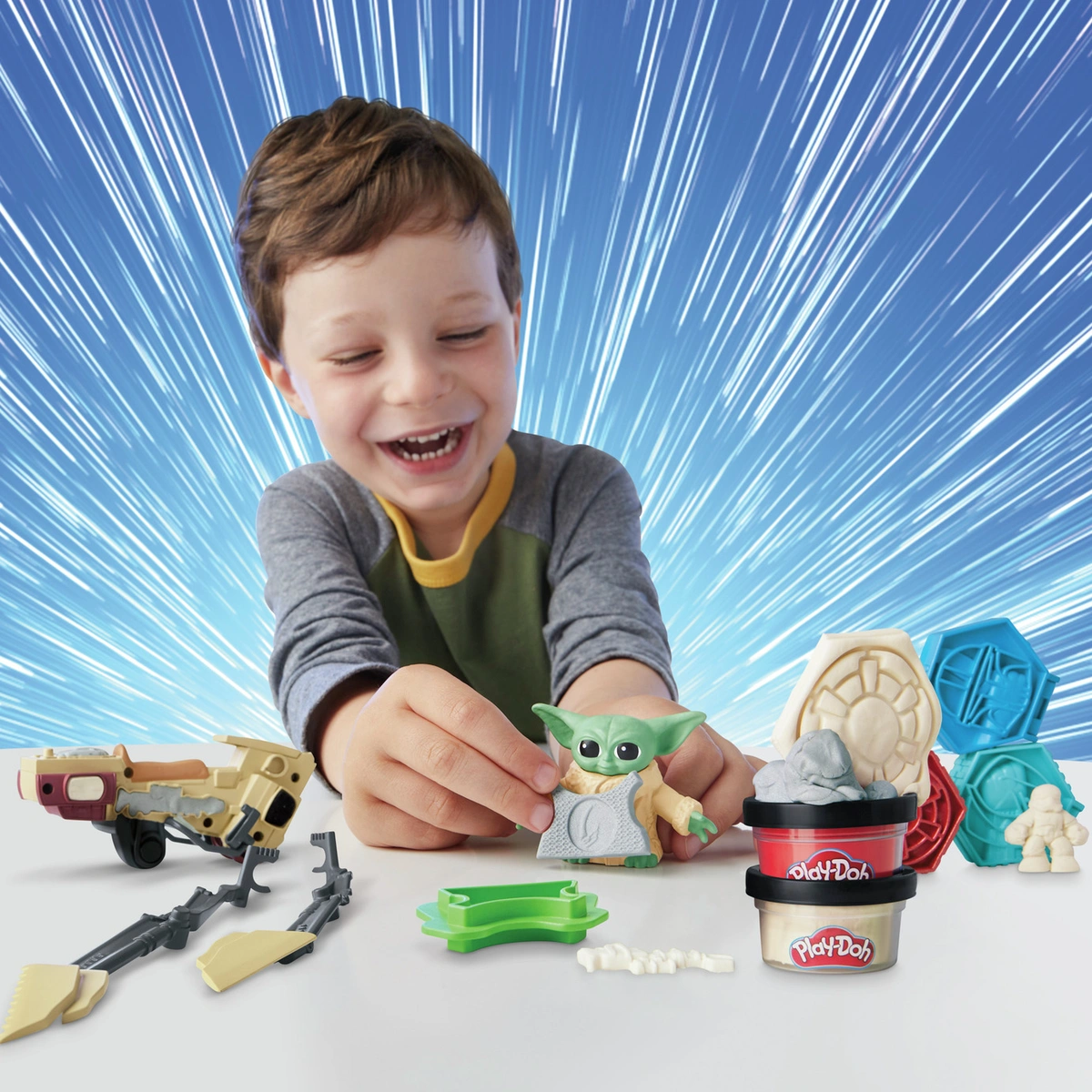 Play-Doh Mandalorian & Grogu Speeder Playset
