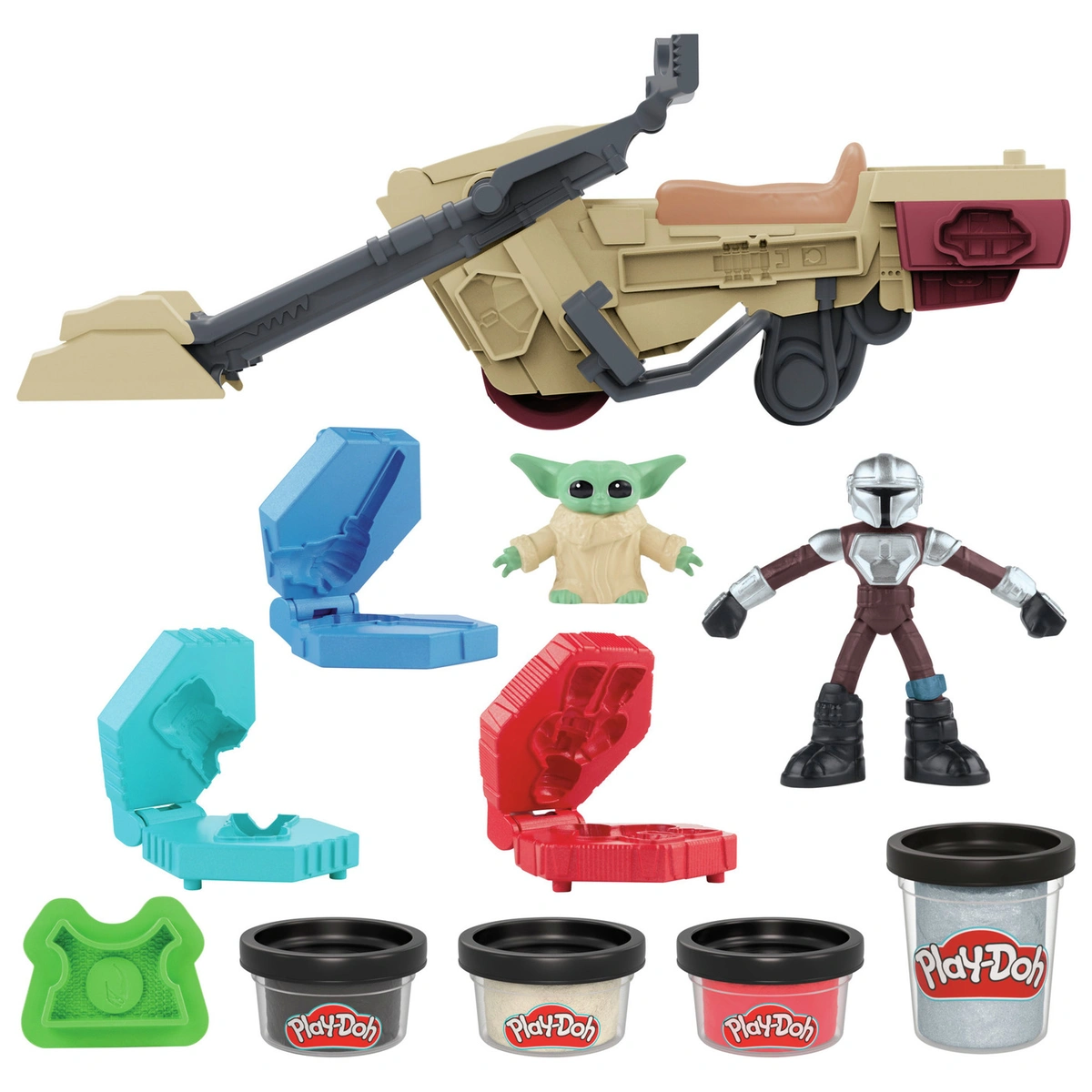 Play-Doh Mandalorian & Grogu Speeder Playset