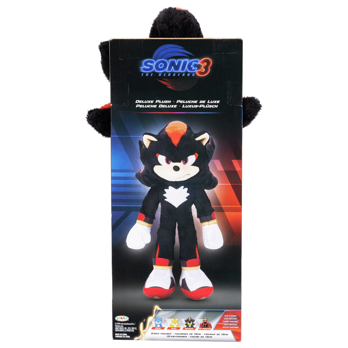 Sega Sonic 3 Movie Shadow 13 inch Plush Toy