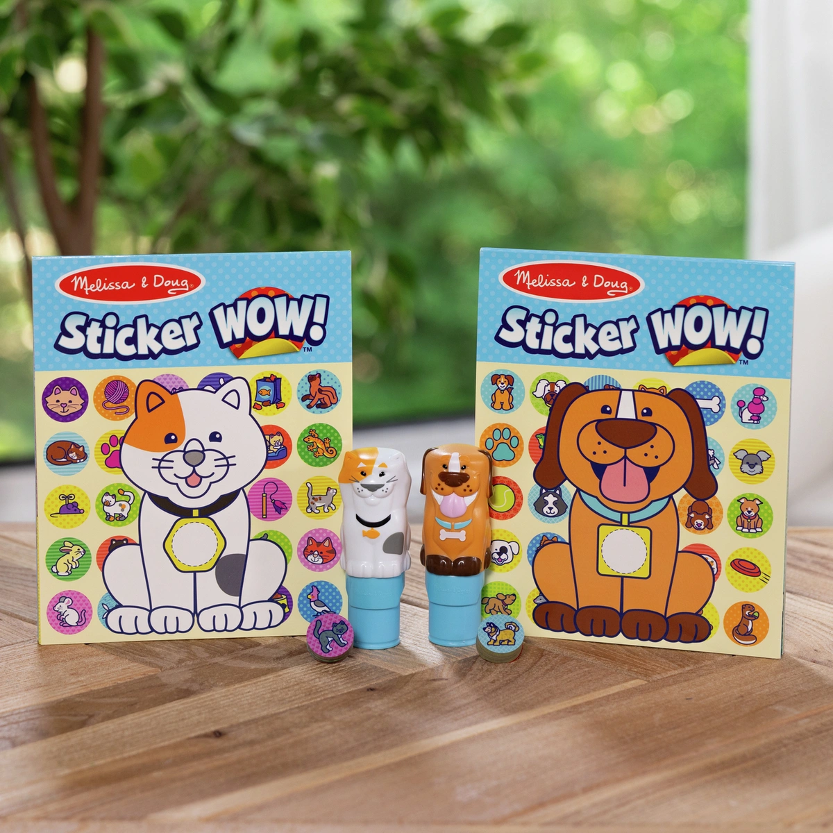 Melissa & Doug Sticker WOW Dog & Cat Bundle