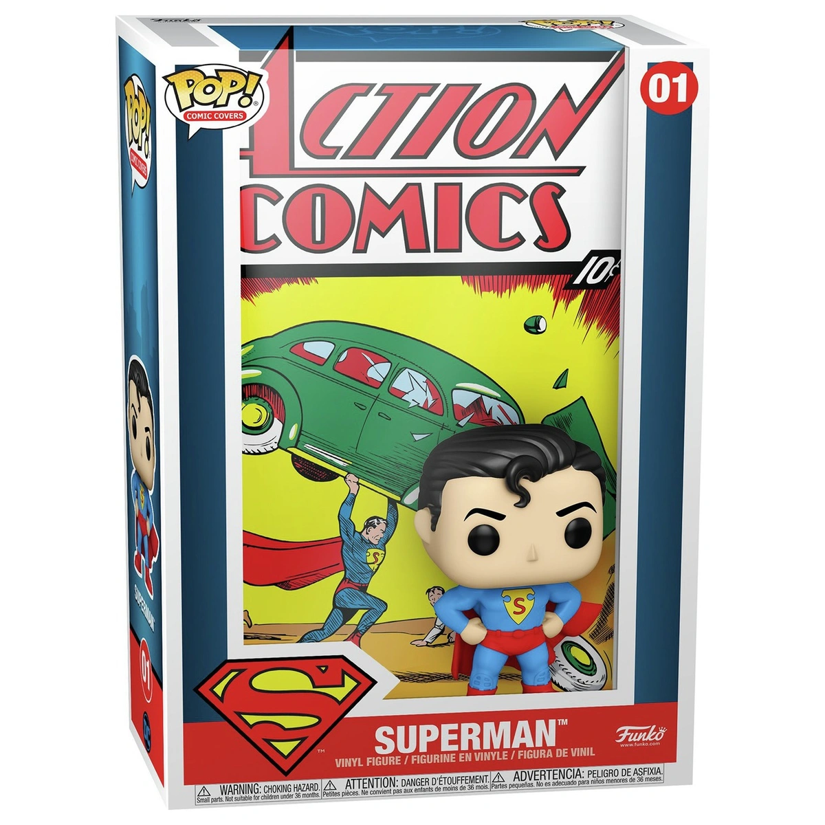 Funko POP Comic Cover DC Superman Action Figure