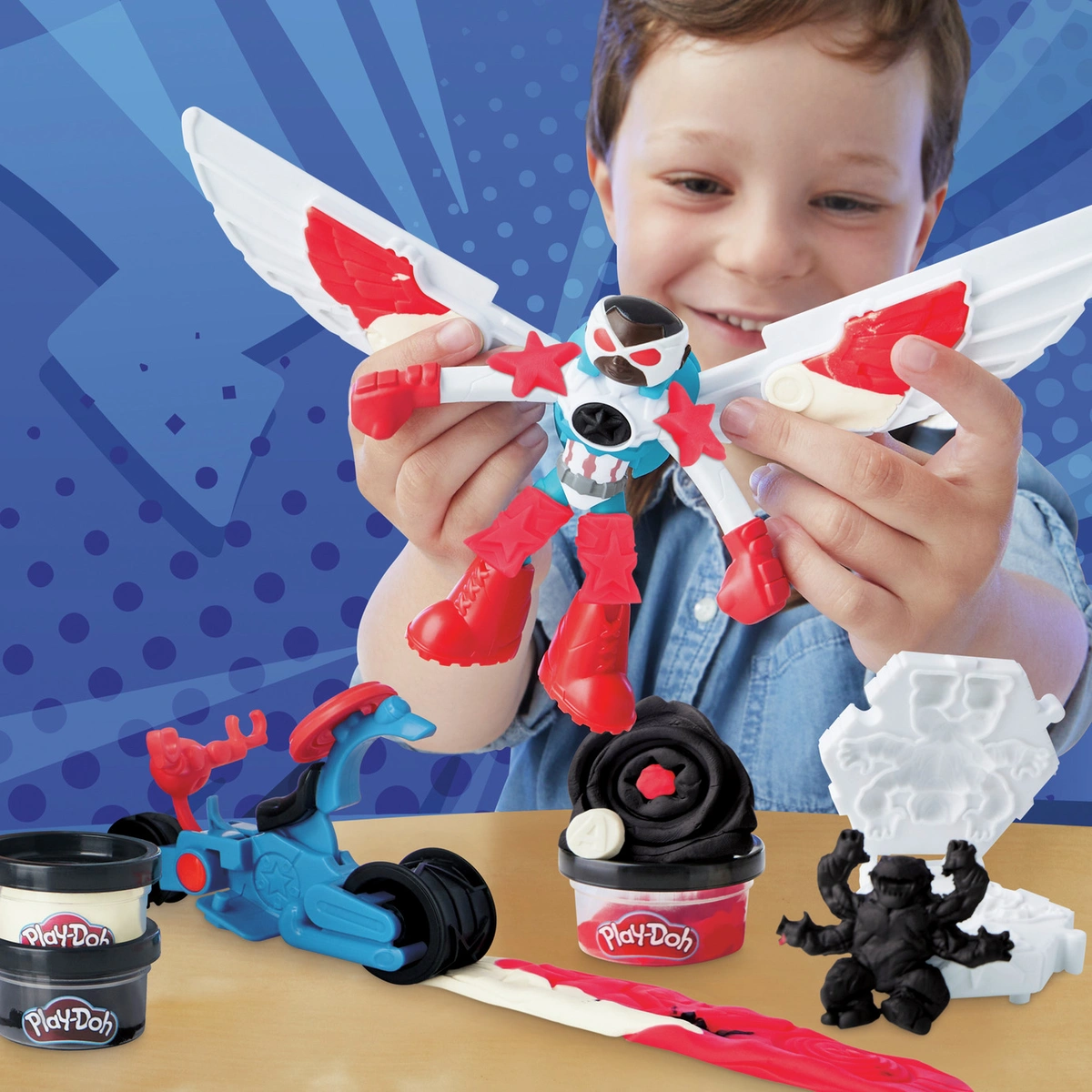 Play-Doh Captain America Motor Slicer