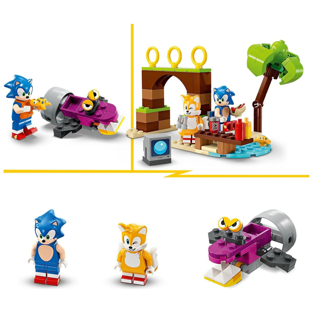 LEGO Sonic the Hedgehog Tails' Adventure Boat Toy 76997