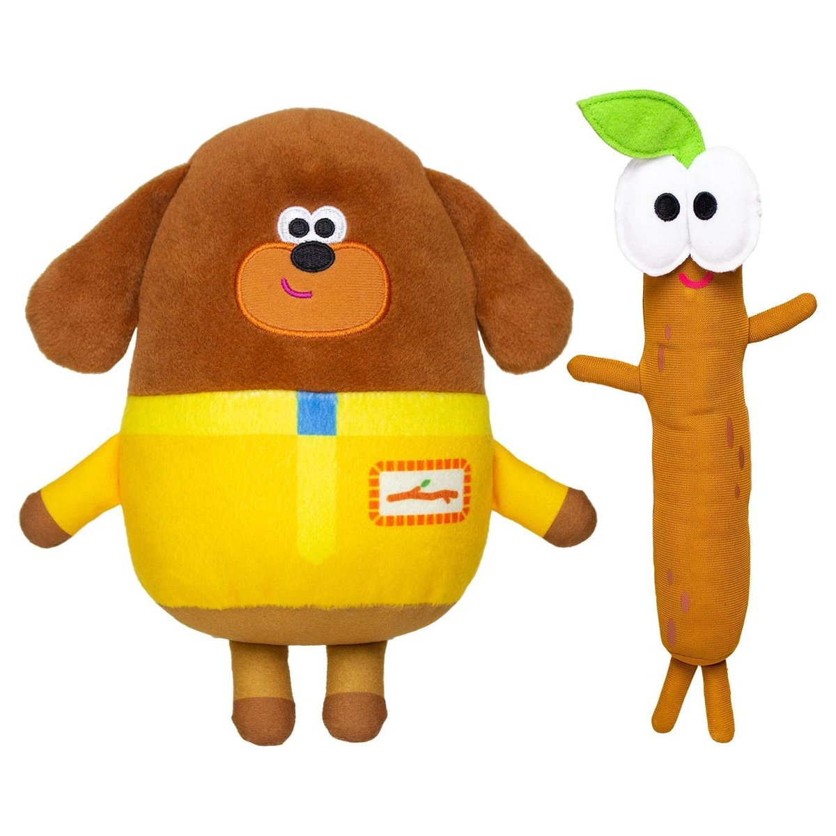 Hey Duggee and Stick Soft Toy Twin Pack