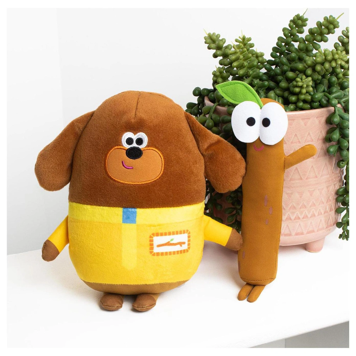 Hey Duggee and Stick Soft Toy Twin Pack