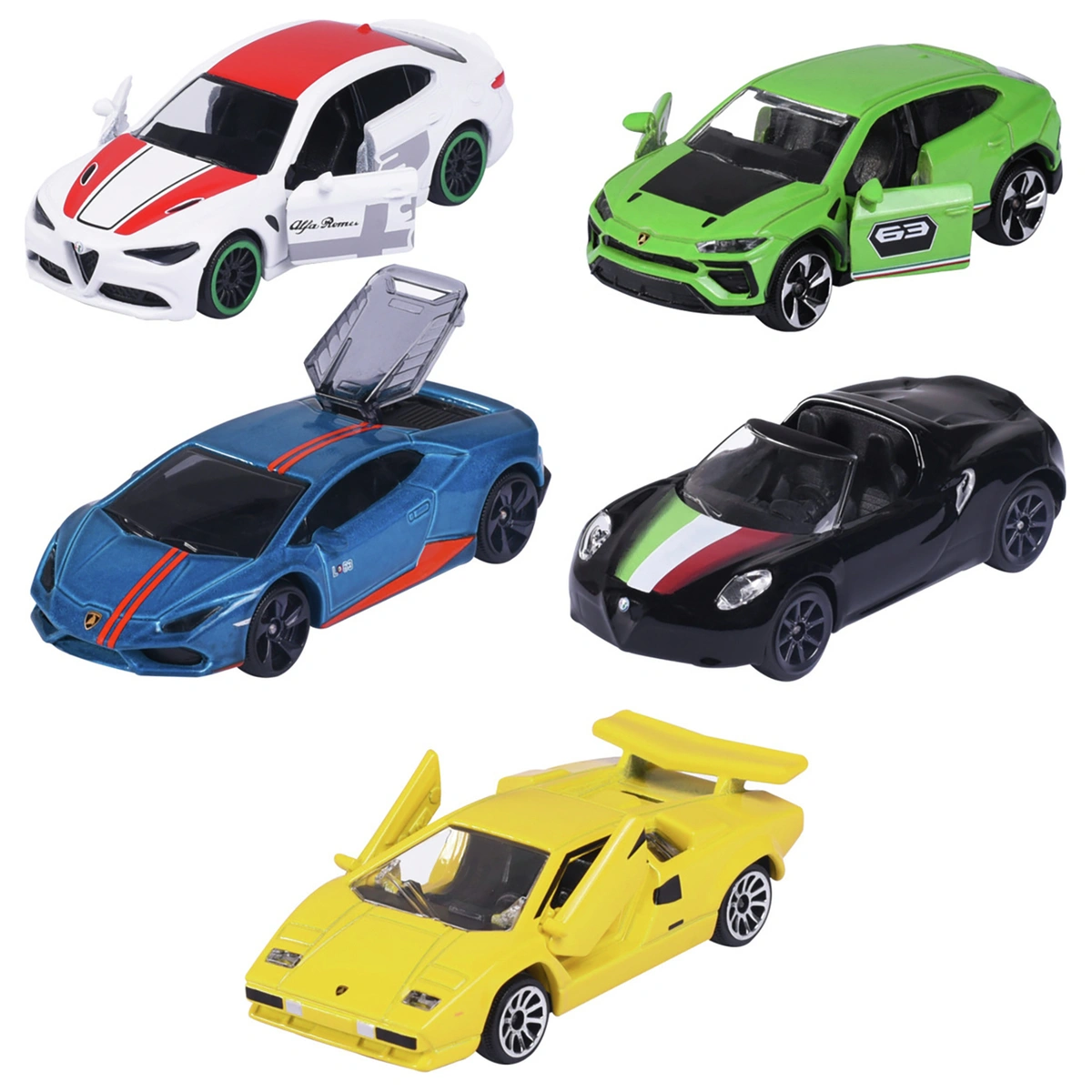Majorette Italian Dream 5 Toy Cars Gift Box