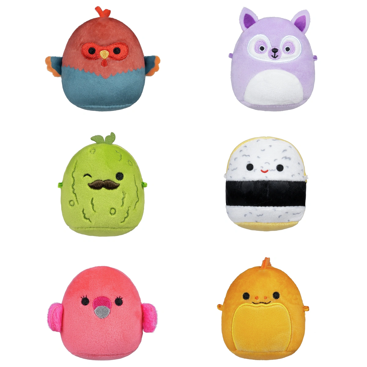 Micromallows Squishmallows Plush-Pack of 6