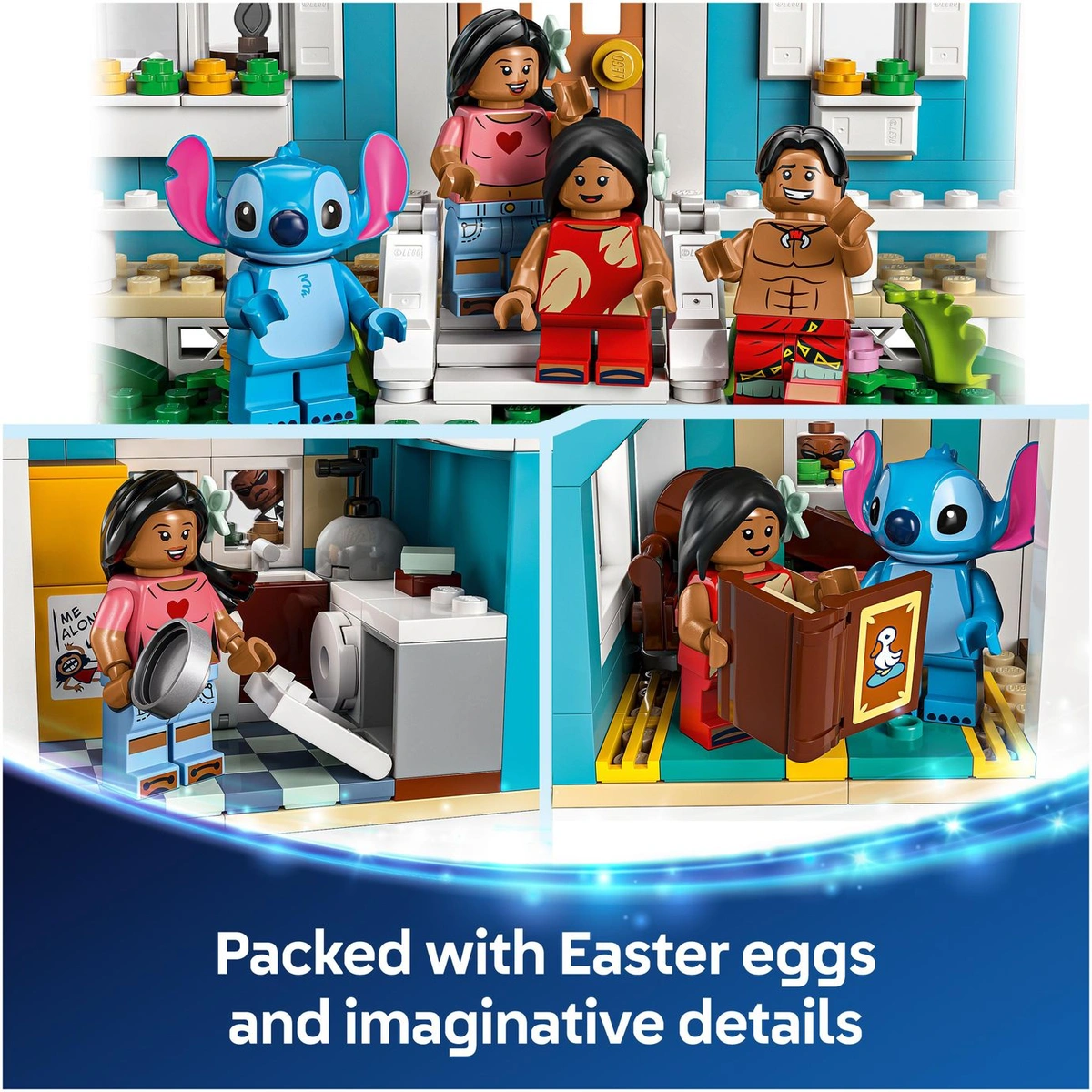 LEGO Disney Lilo and Stitch Beach House Building Toy 43268