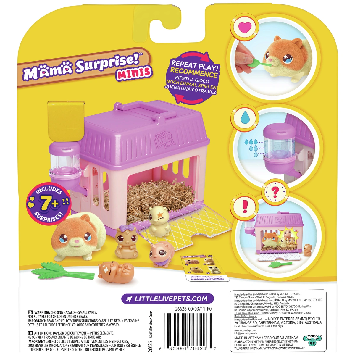 Little Live Pets Mama Surprise Minis Hamsters