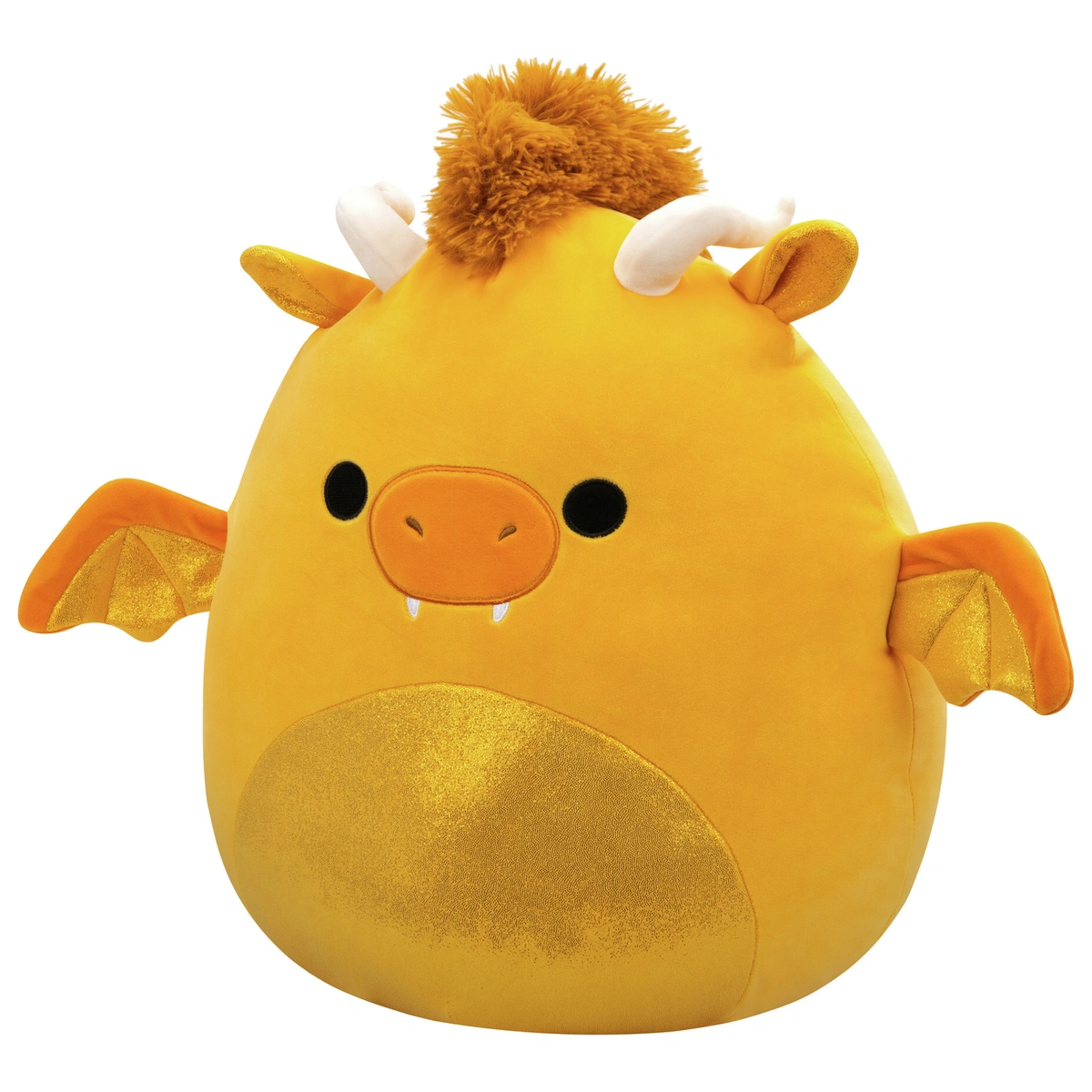 Squishmallows 16'' Gold Dragon Sparkle Plush