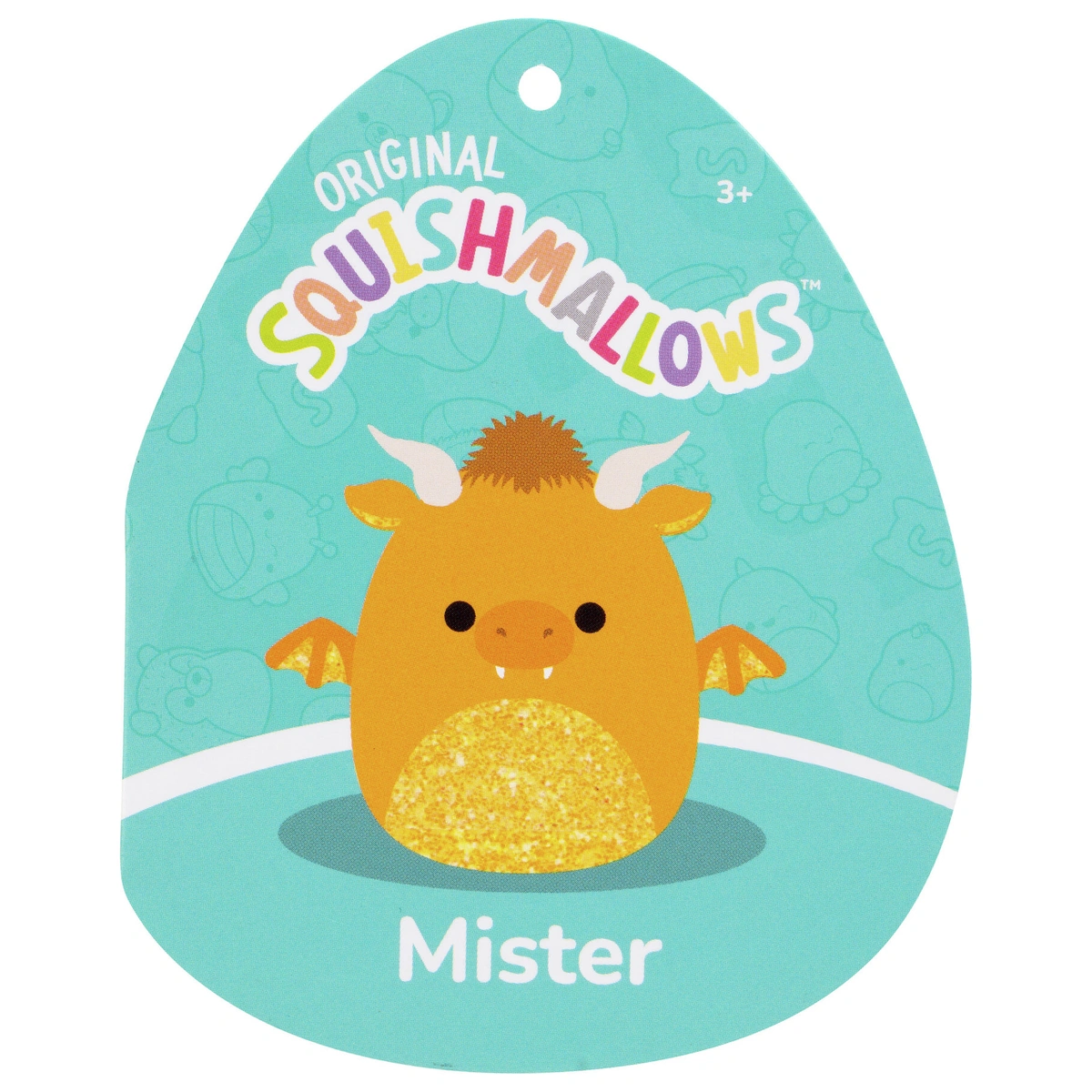 Squishmallows 16'' Gold Dragon Sparkle Plush