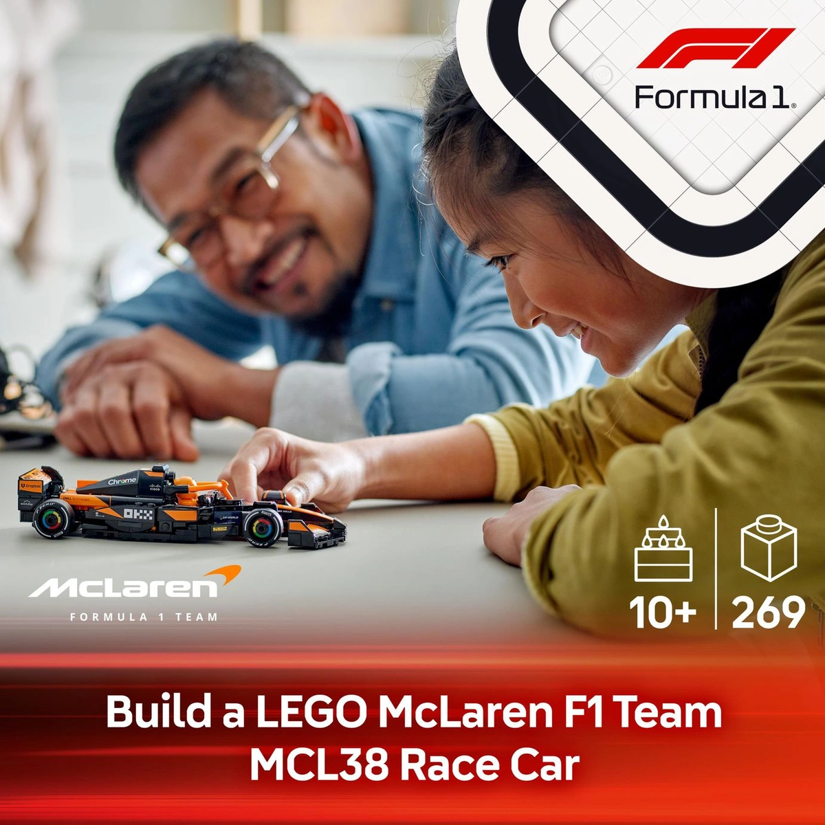LEGO Speed Champions McLaren F1 Team MCL38 Race Car 77251