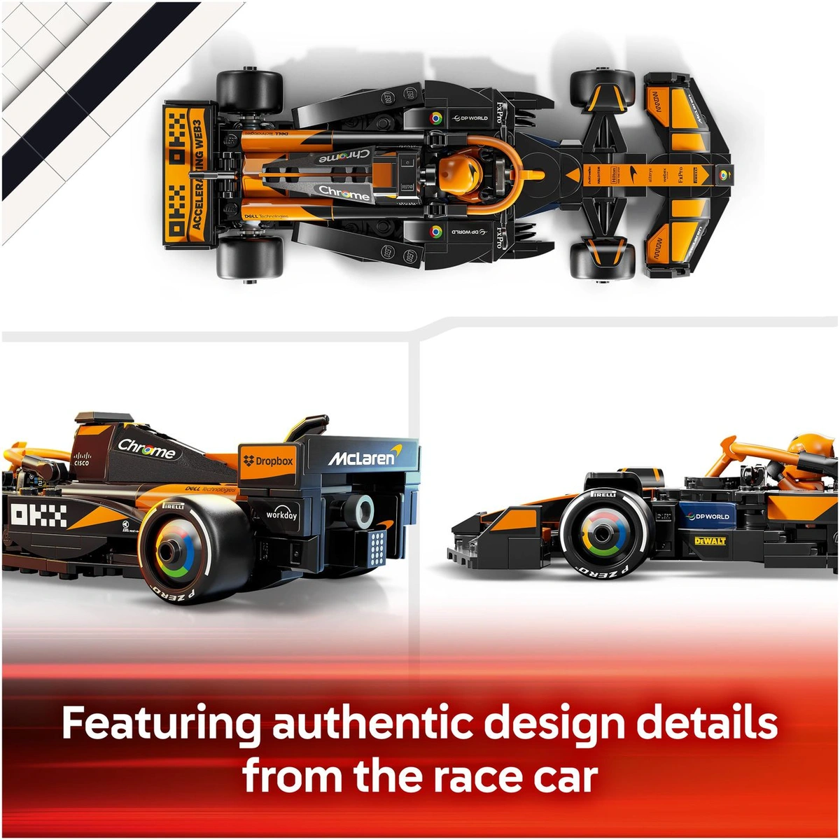 LEGO Speed Champions McLaren F1 Team MCL38 Race Car 77251