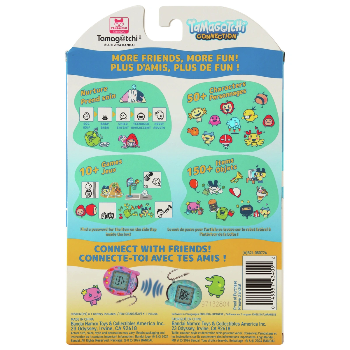 Tamagotchi Connection Translucent Virtual Pet-Pink