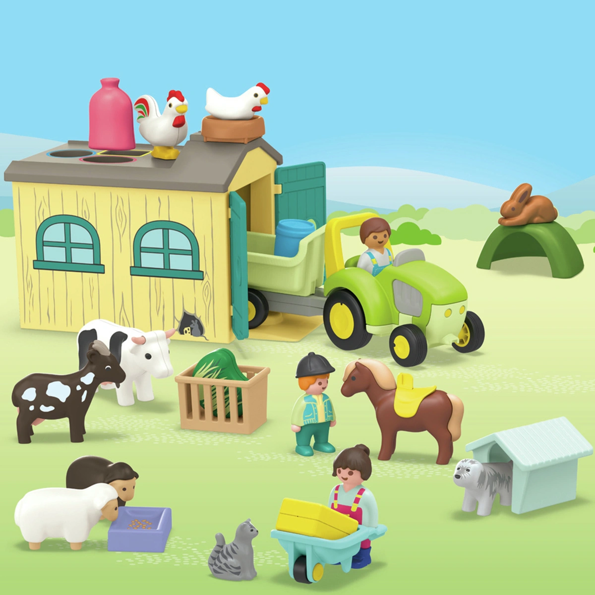 Playmobil Junior Farm Adventure With Tractor