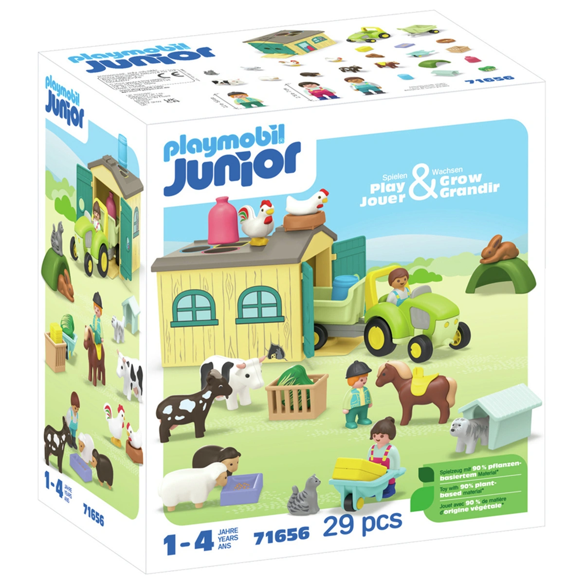 Playmobil Junior Farm Adventure With Tractor
