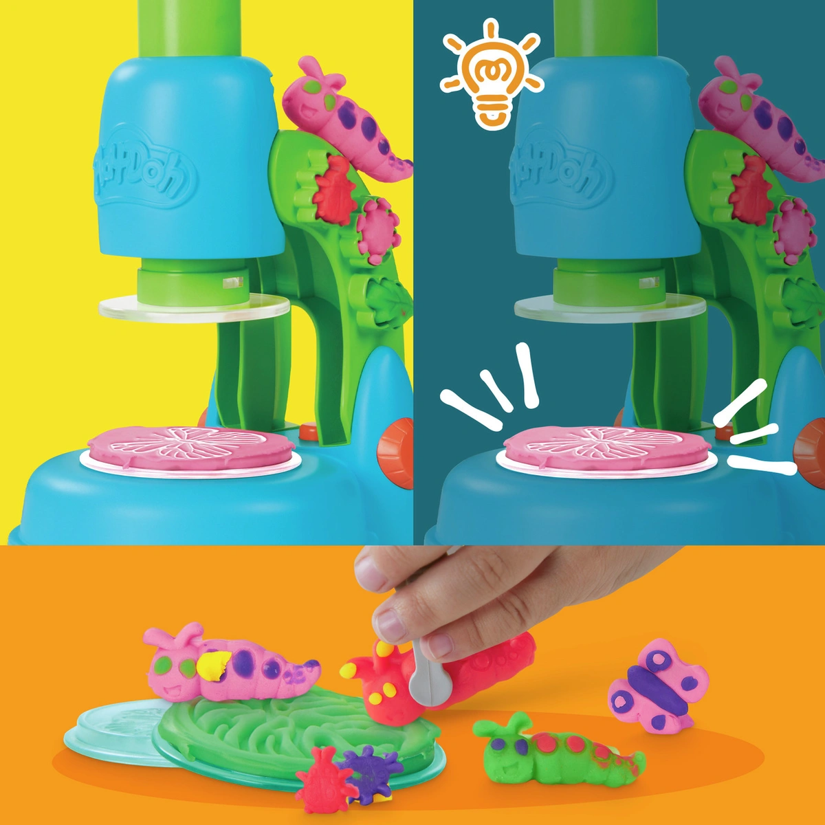 Play-Doh Wonder Glow Microscope Playset