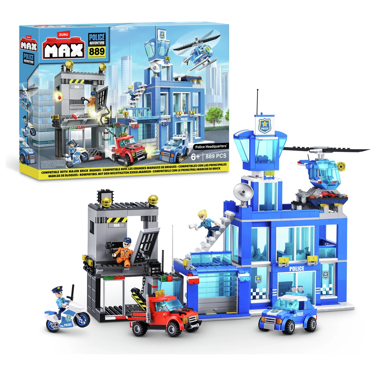 Zuru Max City 889 Police Station Playset